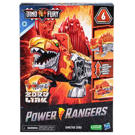 Power Rangers Dino Fury Dimetro Zord Robot Toy Transforming Action Figure