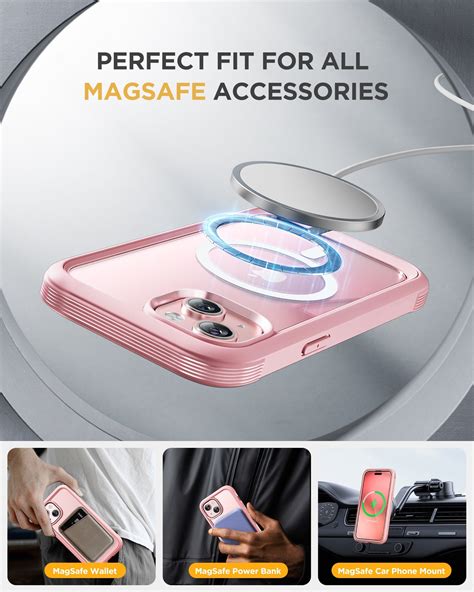 iPhone 15 - Pink : Cases Villa 360° Protection Case 9H Tempered Glass