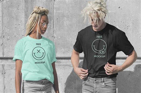 Free Model T-Shirt Mockup | Mockuptree