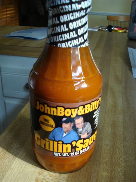 Ulika Food Blog: BBQ SAUCE OF THE WEEK: John Boy & Billy's Grillin' Sauce