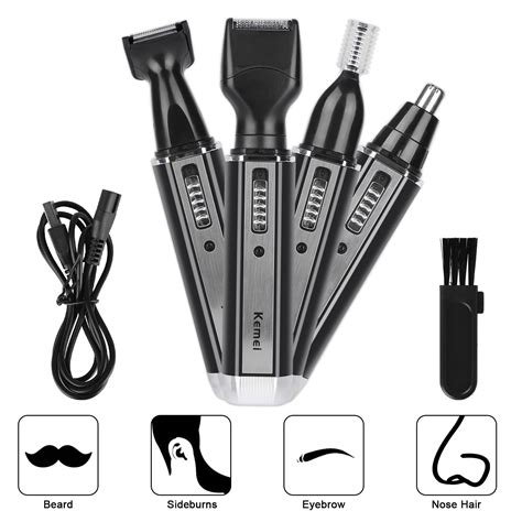 Ear and Nose Hair Trimmer Clippers for Men Women, 4 in 1 USB ...