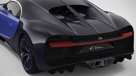 Bugatti Chiron 2023 - 3D Model by 3dacuvision