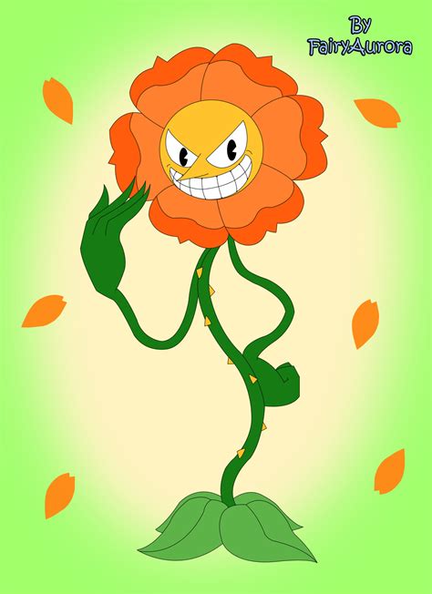 Fanart Cuphead: Cagney Carnation by FairyAurora on DeviantArt