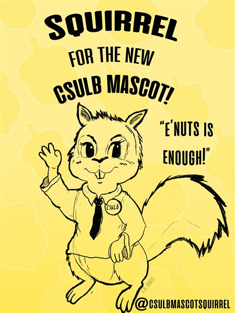 Squirrel for the new CSULB Mascot! (not shit post) Petition below! : r ...