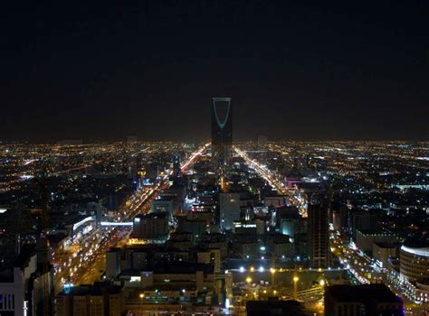 Night view of Riyadh | Stock Photo | Colourbox