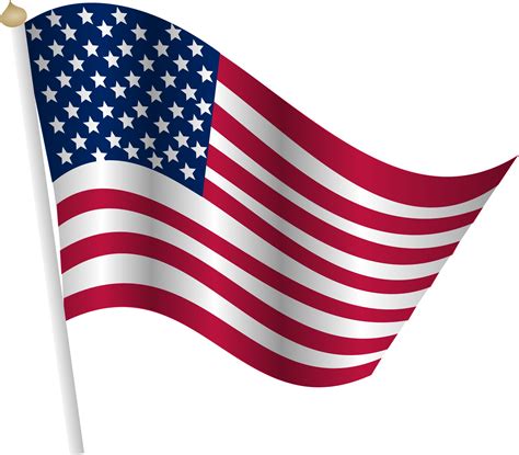 Clipart - American flag