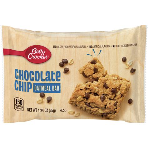 Betty Crocker™ Oatmeal Bars Chocolate Chip (144 ct) 1.24 oz | General ...