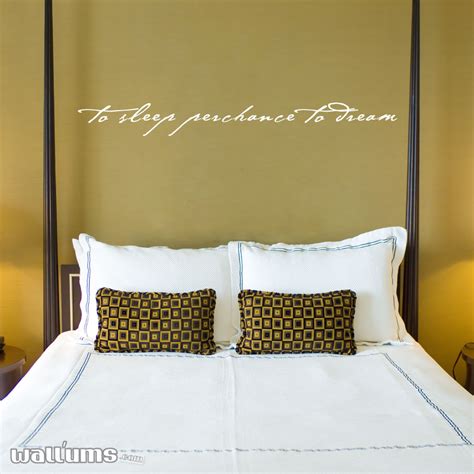 To sleep perchance to dream Wall Decals