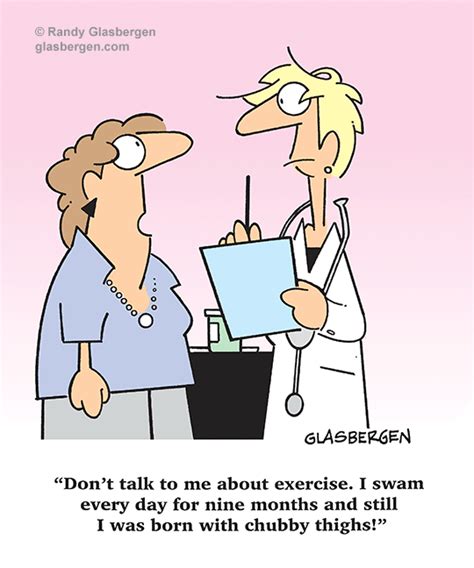 funny cartoon comics about exercise Archives - Glasbergen Cartoon Service