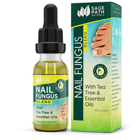 Toenail Fungus Treatment: Premium Tea Tree & Essential Oil Blend - USA Clean Ingredients - No ...