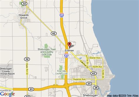 Map of Comfort Inn Sheboygan, Sheboygan