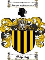 Shelby family crest coat of arms emailed to you within 24 hours ...