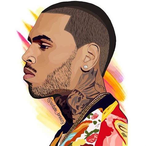 @chrisbrownofficial art made by @sidate_breezy 🎨🎨 #edit #Fanart #chrisbrown #konfuzed | Chris ...