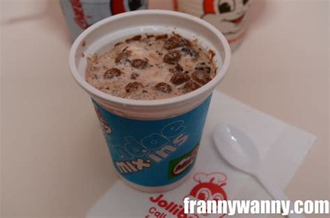 Frannywanny : a food and travel blog: Jollibee Sundae Mix-Ins MILO Blast