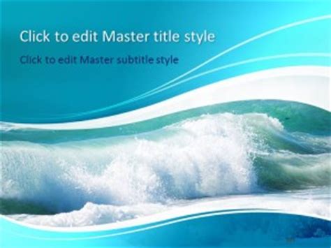 Free Sea Waves PPT Template