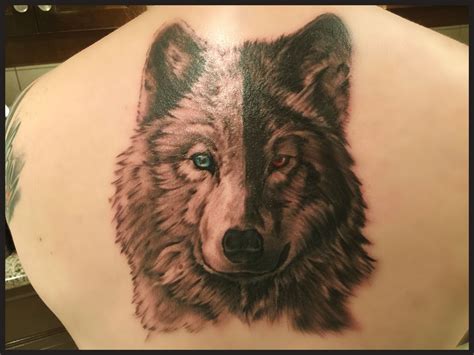 Good wolf bad wolf. Old Cherokee tale. The one you feed. #tattoo #wolf … | White wolf tattoo ...