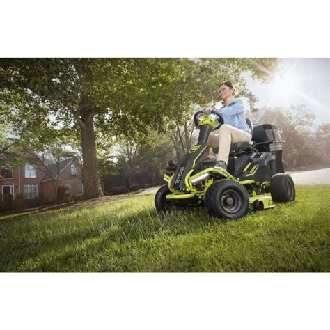 RYOBI 38 in. Bagger for RYOBI 48V 38 in. Riding Lawn Mower | Bigbigmart.com