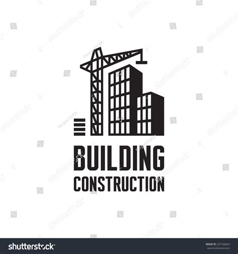 Building Construction Logo Template Vector Illustration. Crane Concept ...