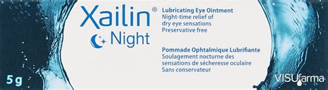 Xailin Night Lubricating Eye Ointment 5g – welzo