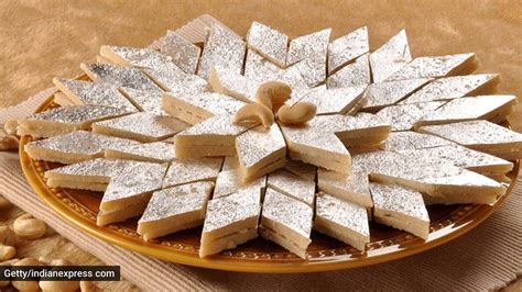 Two Indian mithais including Diwali special Kaju Katli named in the 50 best desserts in the ...
