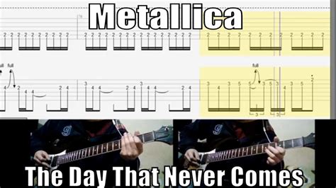 Metallica The Day That Never Comes Cover Guitar With TAB Chords - Chordify