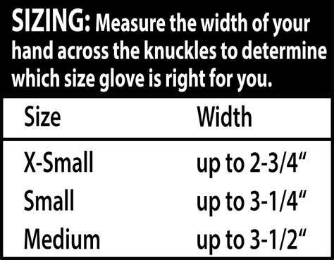 Hockey Glove Size Chart - Images Gloves and Descriptions Nightuplife.Com