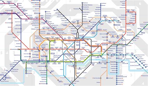 Central Line Stations Map