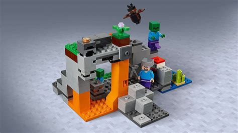 LEGO-21141-Minecraft-The-Zombie-Cave-Adventures-Building-Set-with-Steve-Zombie-and-Baby-Zombie ...