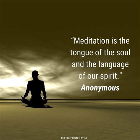 20 Inspirational Quotes On Meditation With Images - THEFUNQUOTES