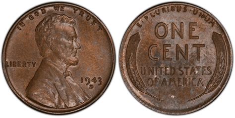 1943 Lincoln Copper Penny Value Guide - Rarest.org