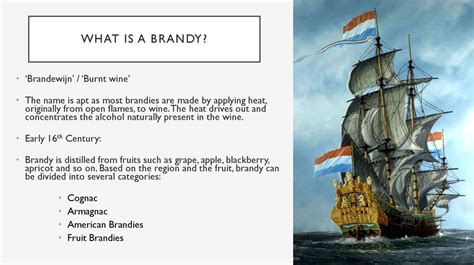 Brandy & Vermouth. History of Brandy - презентация онлайн