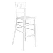White Tiffany Cocktail Chair - Accolades Decor