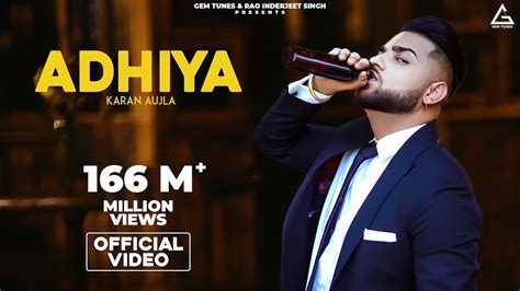 ADHIYA LYRICS-Karan Aujla-Punjabi Song - Latest Bangla And Hindi Song ...