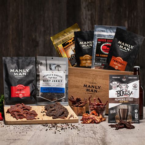 Best Jerky Gift Box (Sampler of Best Sellers) // Manly Man Co® - Manly ...