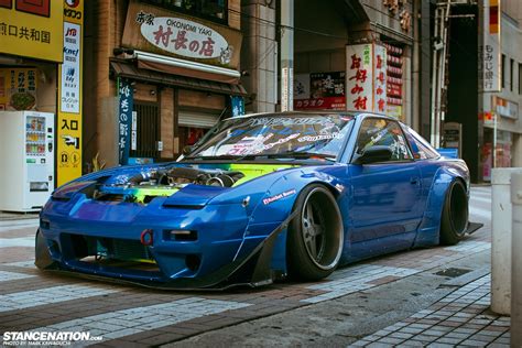 Blue coupe, Nissan, Nissan S13, StanceNation, Rocket Bunny HD wallpaper ...