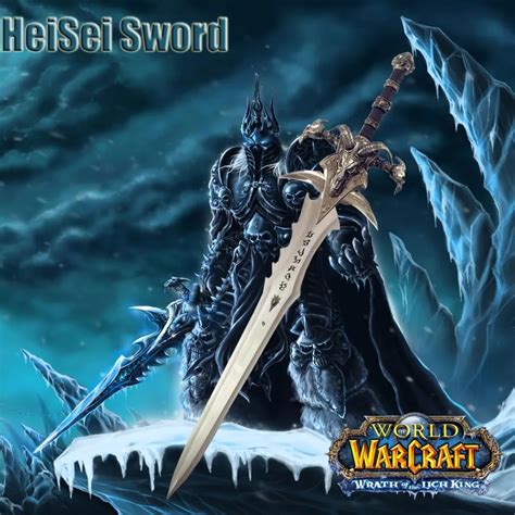 Cosplay WOW World of Warcraft The Lich King Sword Frostmourne 1:1 Game ...