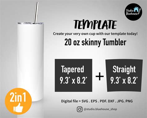 20 Oz Tumbler Template For Cricut - Printable Word Searches