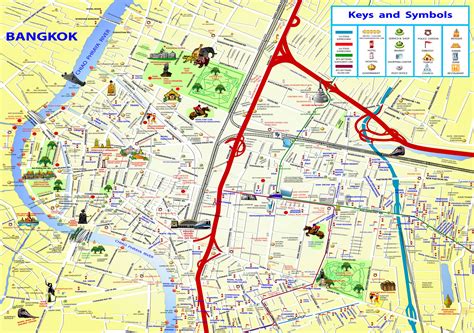 Bangkok – where to stay and what is worth a visit ? | Bangkok map, Travel itinerary planner, Bangkok