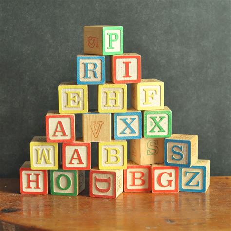 Alphabet Blocks - Educational Toys for Learning the ABCs