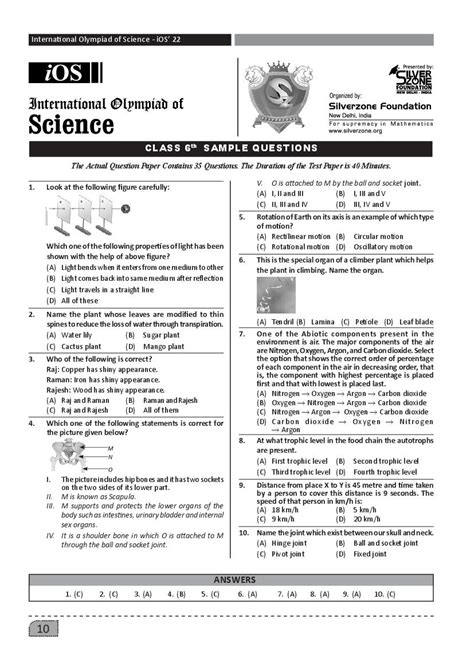 Class Vi Maths Olympiad Exam Sample Question Papers 2 - vrogue.co