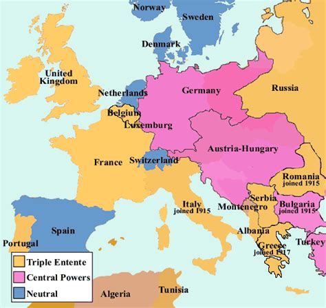 Map of Europe after WWI | Howell World History