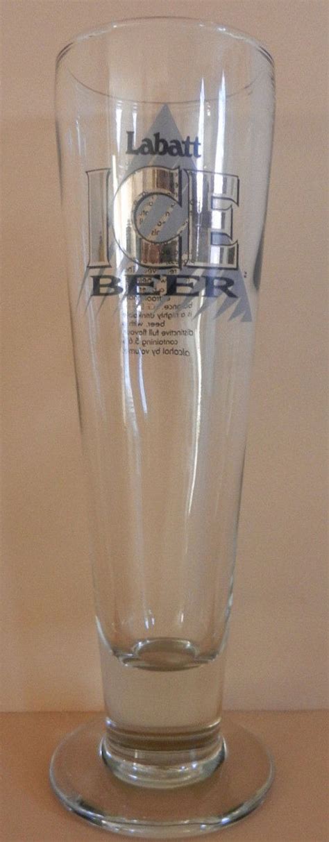 Labatt Ice Beer Pilsner Glass. Etched-glass Logo Labatt Ice - Etsy ...