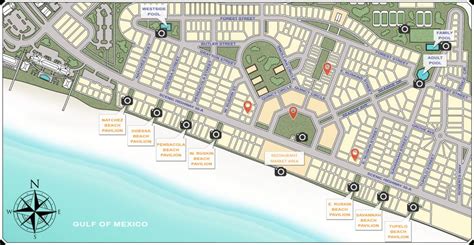 Website - Seaside Sample Map - Seaside Beach Florida Map | Printable Maps