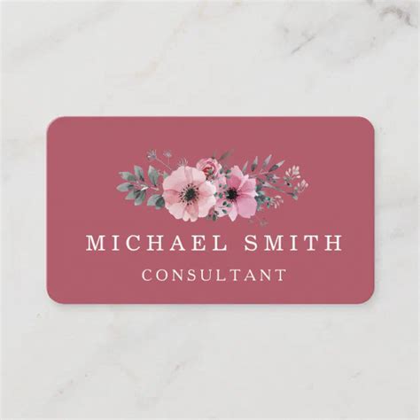 Personalized Custom Minimalist Modern QR Code Logo Business Card | Zazzle