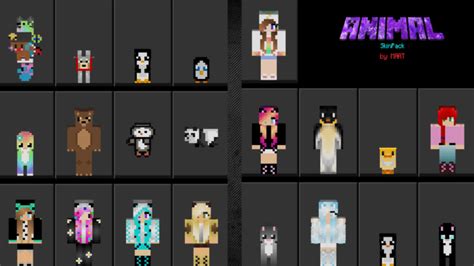 MCPE/Bedrock M Animal SkinPack – Minecraft Skins – MCBedrock Forum