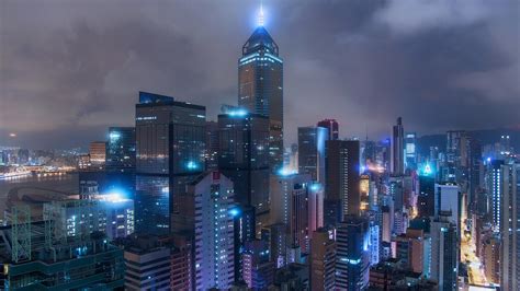 Free photo: Night city - Architecture, City, Cityscape - Free Download ...