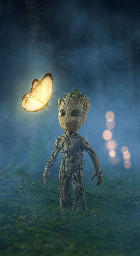 I Am Groot Desktop Wallpaper