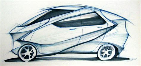 iDEA Virtual: concept car sketches