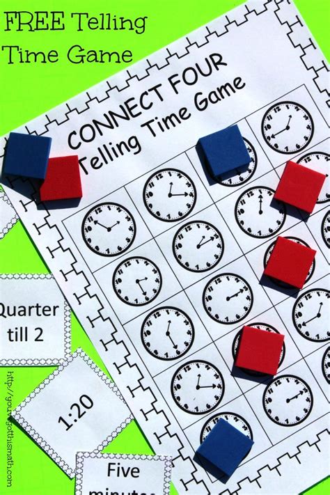 How to Practice Telling Time With A Fun, Easy Game | Math time, Telling ...