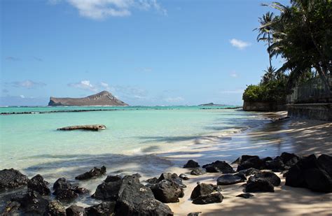 Waimanalo Beach - Hawaii on a Map